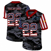 Nike Carolina Panthers 22 McCaffrey 2020 USA Camo Salute to Service Limited Jersey zhua,baseball caps,new era cap wholesale,wholesale hats